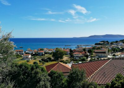 Blick von Muses Villas Finikounda